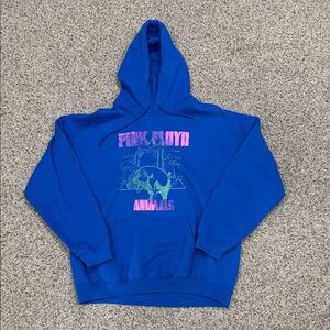 Pink Floyd Animals Deep Blue Hoodie